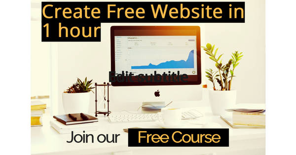 How To Create Free Website In just 4 Steps - eLearnen